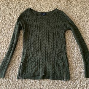 American Eagle Outfitters Olive Sweater Women Sz M